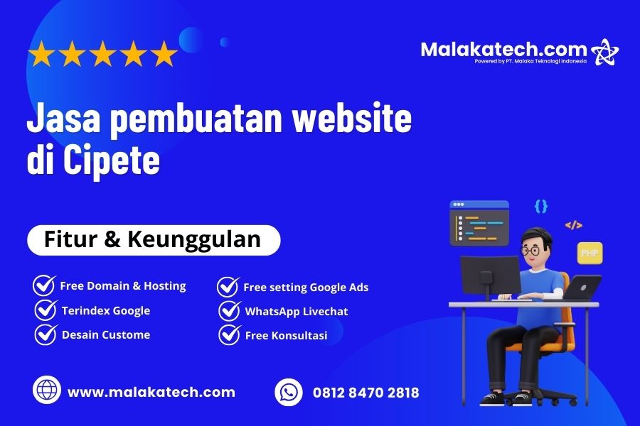 Jasa pembuatan website di Cipete