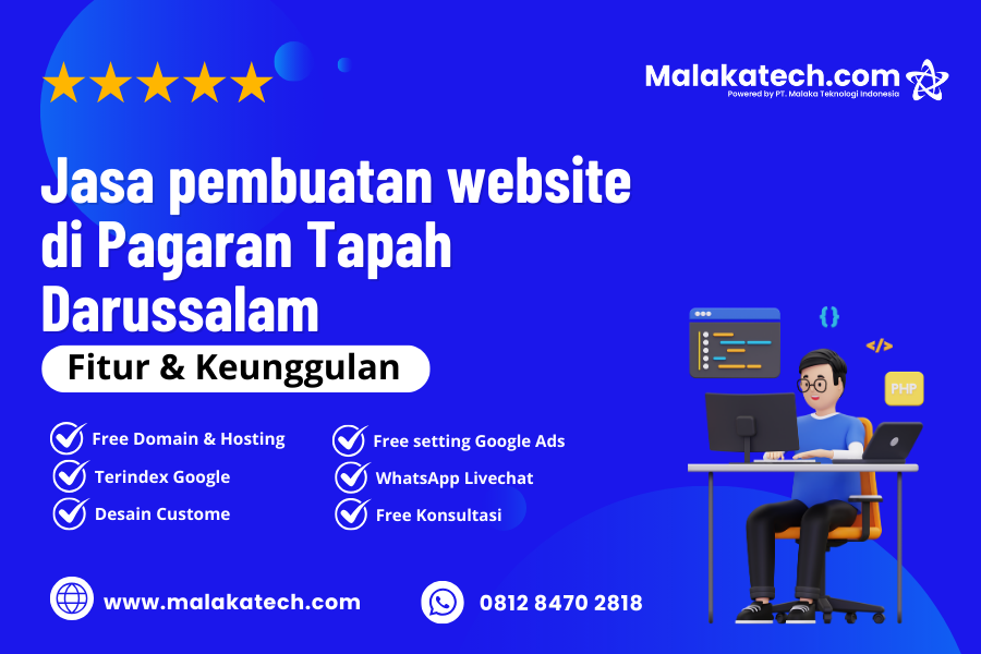 Jasa pembuatan website di Pagaran Tapah Darussalam