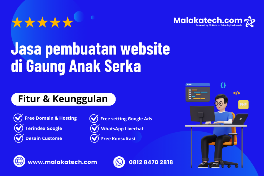 Jasa pembuatan website di Gaung Anak Serka