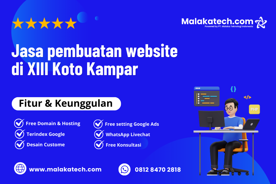 Jasa pembuatan website di XIII Koto Kampar