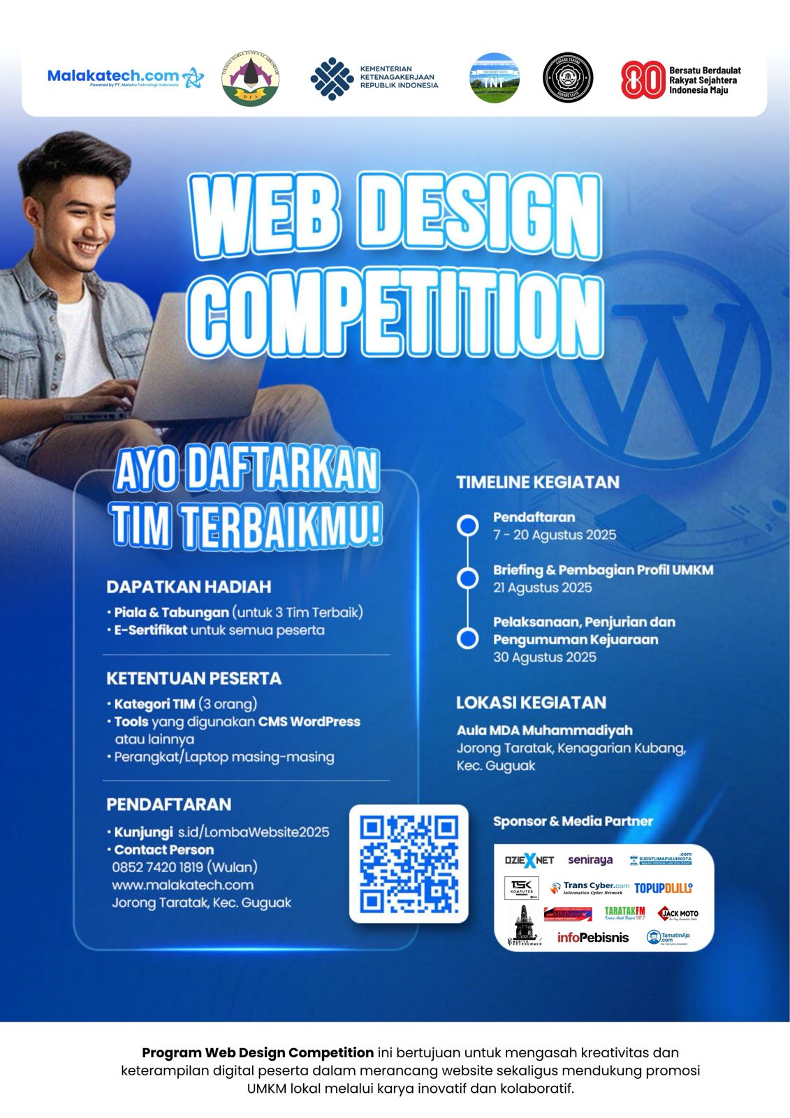 MalakaTech Ajak Generasi Muda Berkreasi Lewat Audiensi dan Sosialisasi Lomba Website