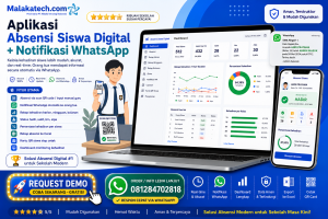 Aplikasi Absensi Siswa Digital + Notifikasi WhatsApp
