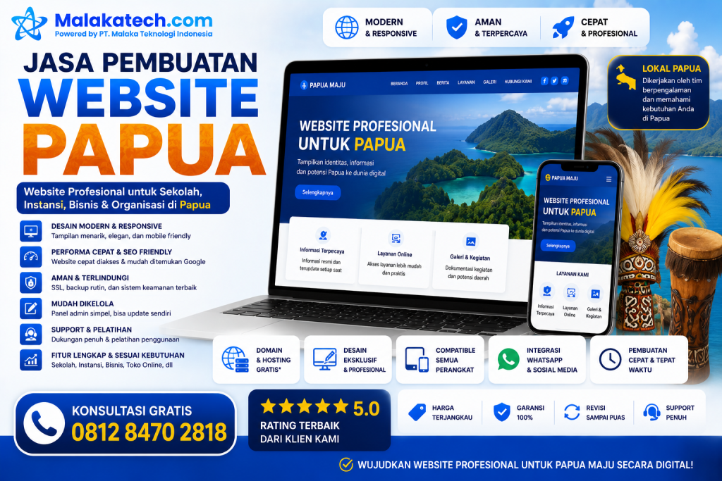 Jasa Pembuatan Website Papua