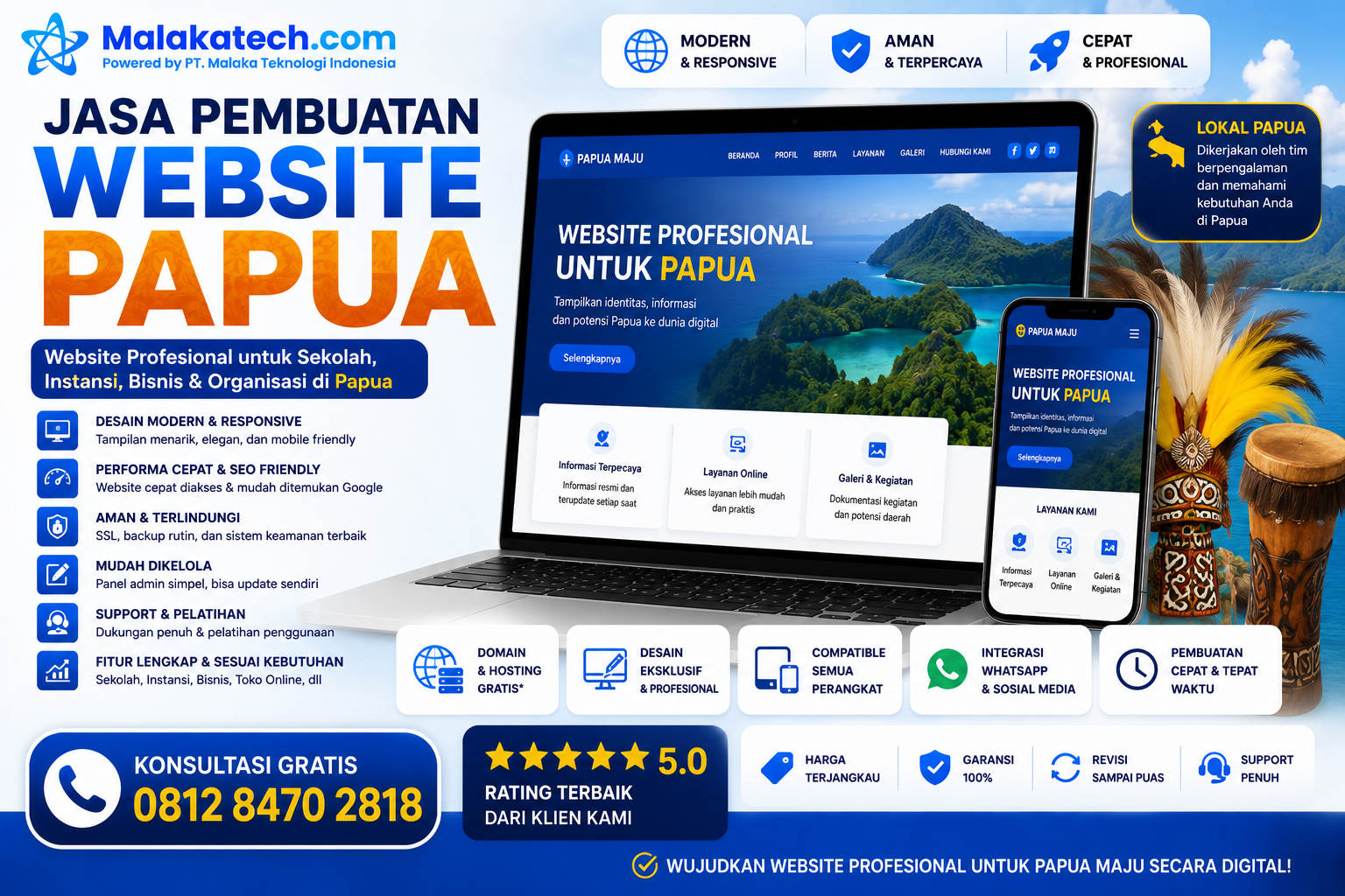 Jasa pembuatan website di Jayapura, Papua