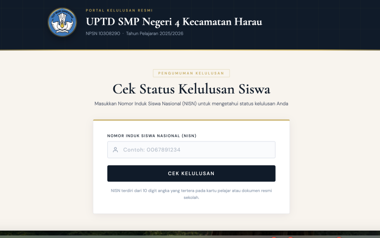 Aplikasi Pengumuman Kelulusan Online Gratis