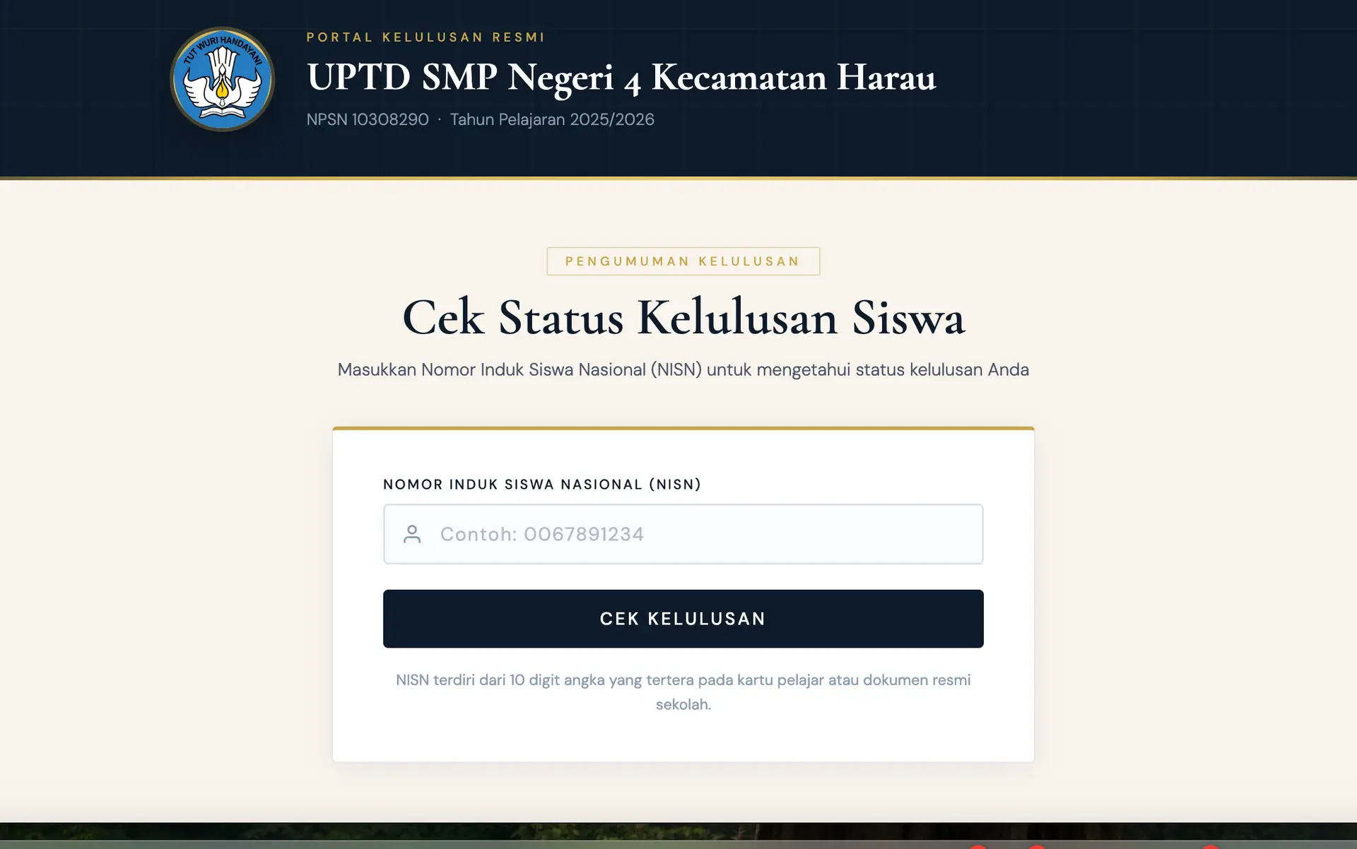 Aplikasi Pengumuman Kelulusan Online Gratis